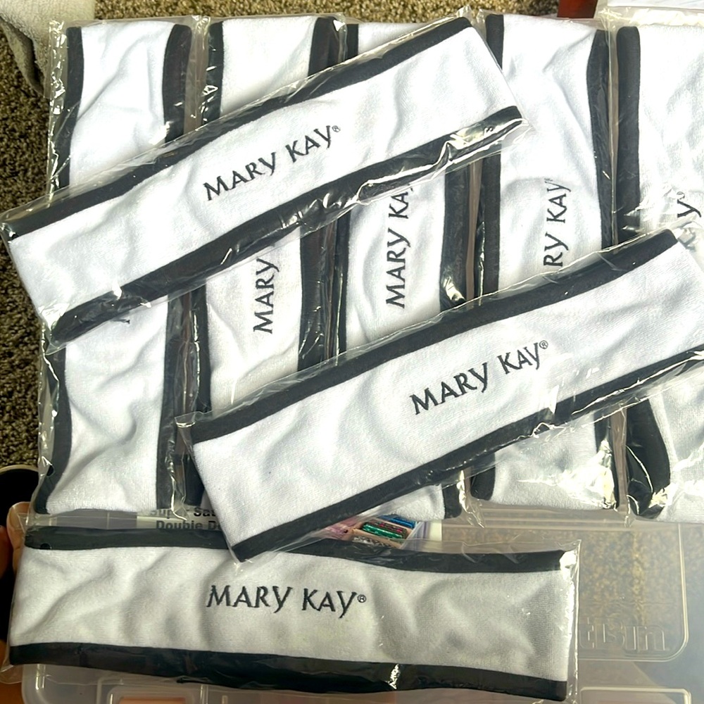 Mary Kay Makeup Head Band(s) bundle of 8 New